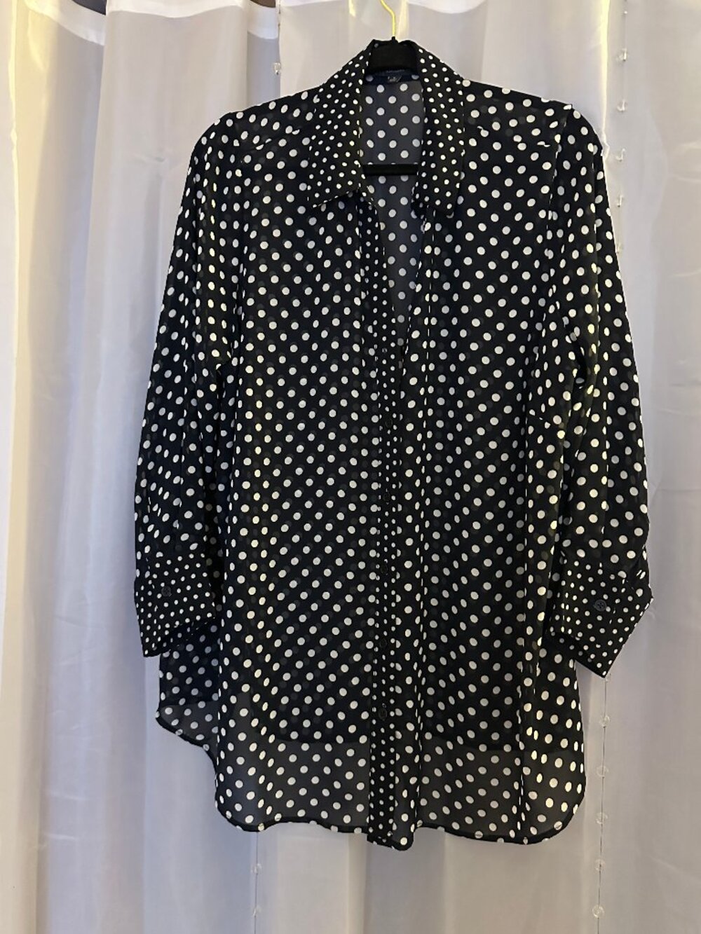 Polka Dot shirt shirt by Alexandra Papell, size 1X